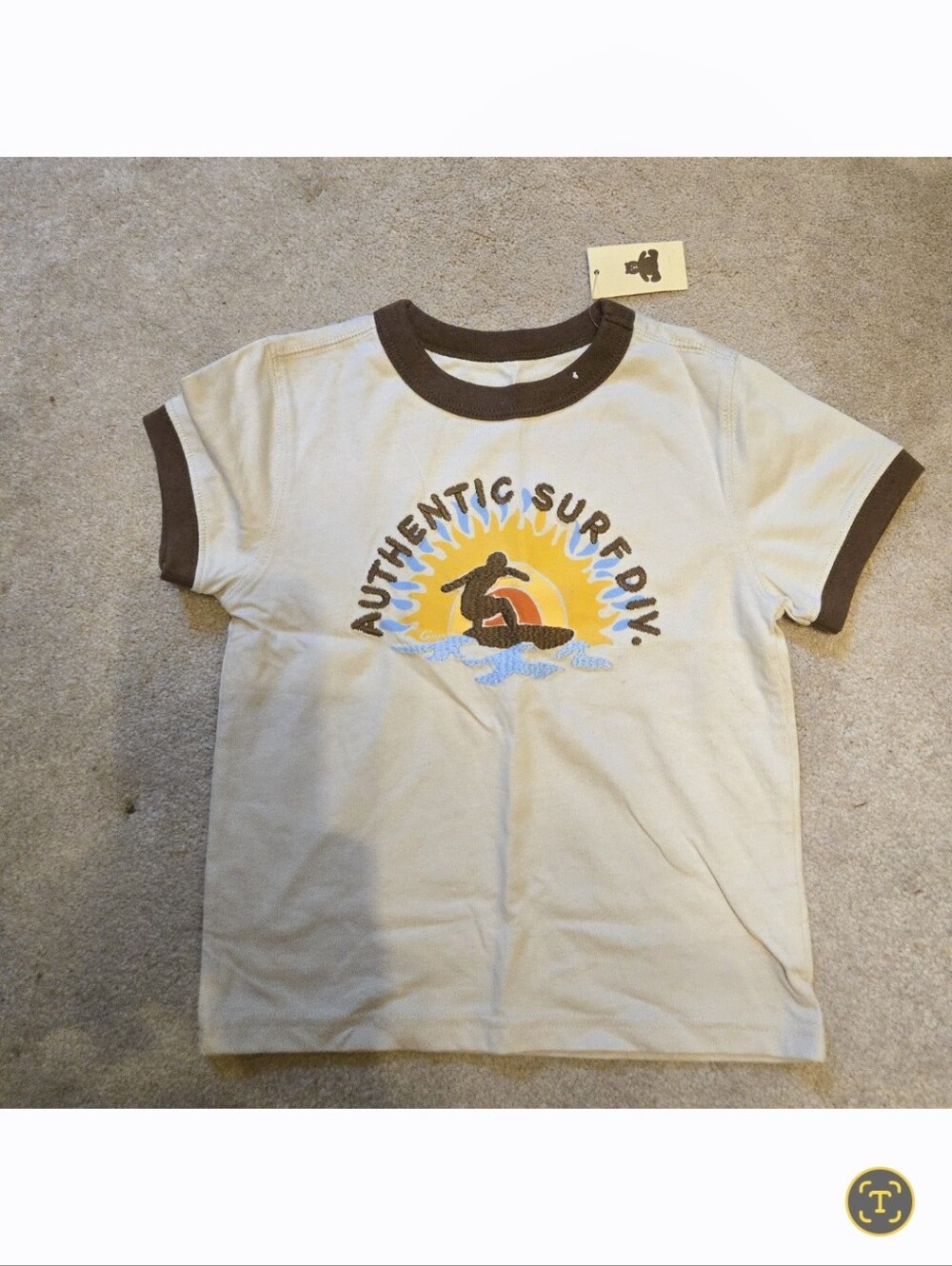 NWT GAP Kids Size 2T Authentic Surfer T-shirt